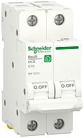 Выключатель автоматический Schneider Electric Resi9 2п 10A C 6кА  картинка